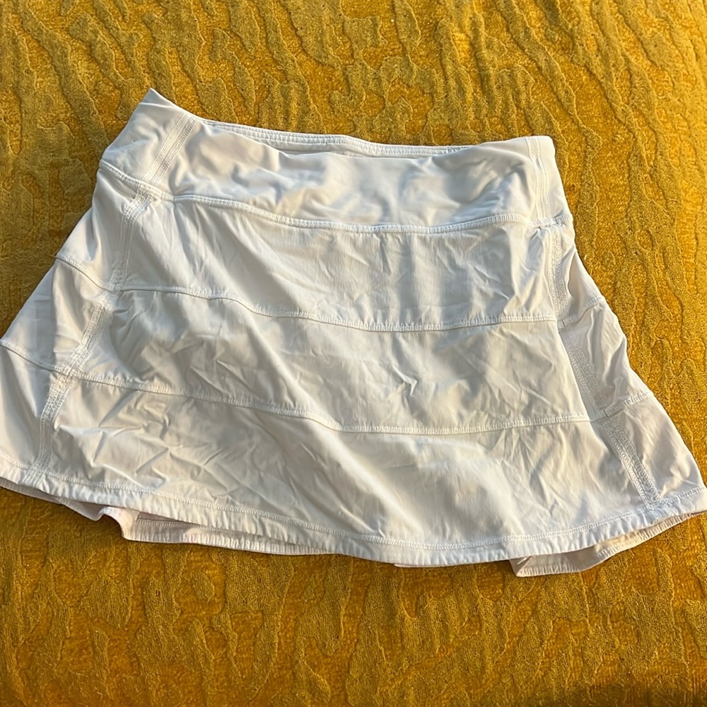 Lululemon White Tennis Skirt